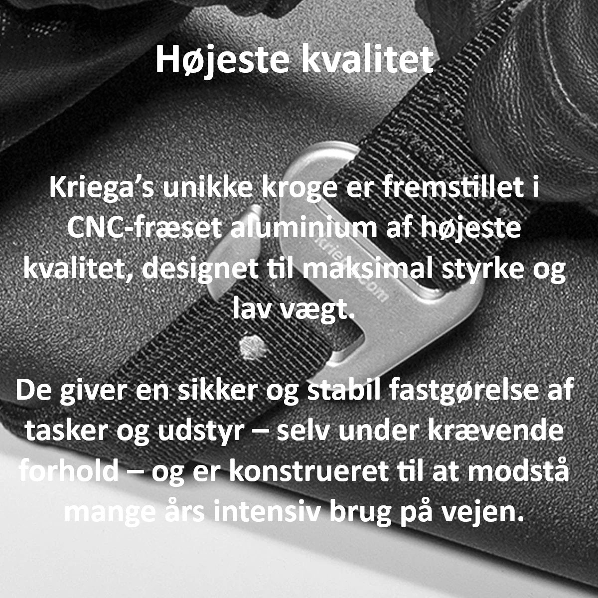 Kriega Trial 9 Adventure Rygsæk Sort