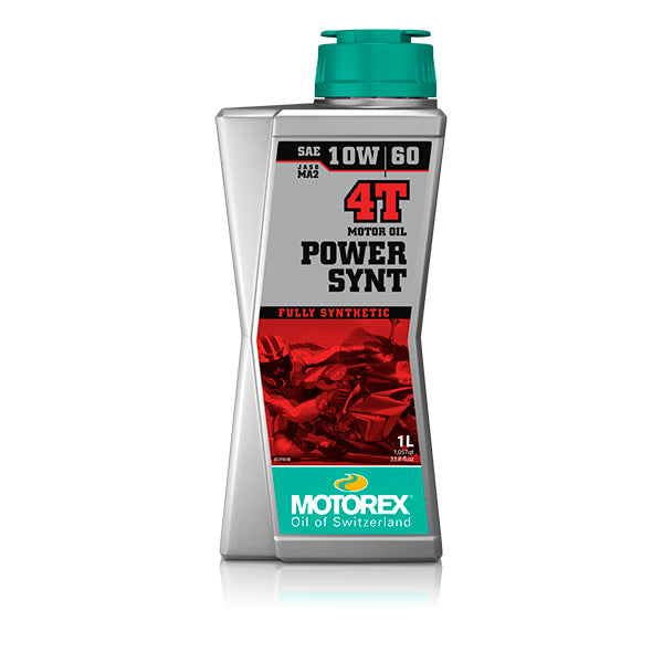 308252MOTOREX POWER SYNT 4T 10W/60   1L JASO MA 2