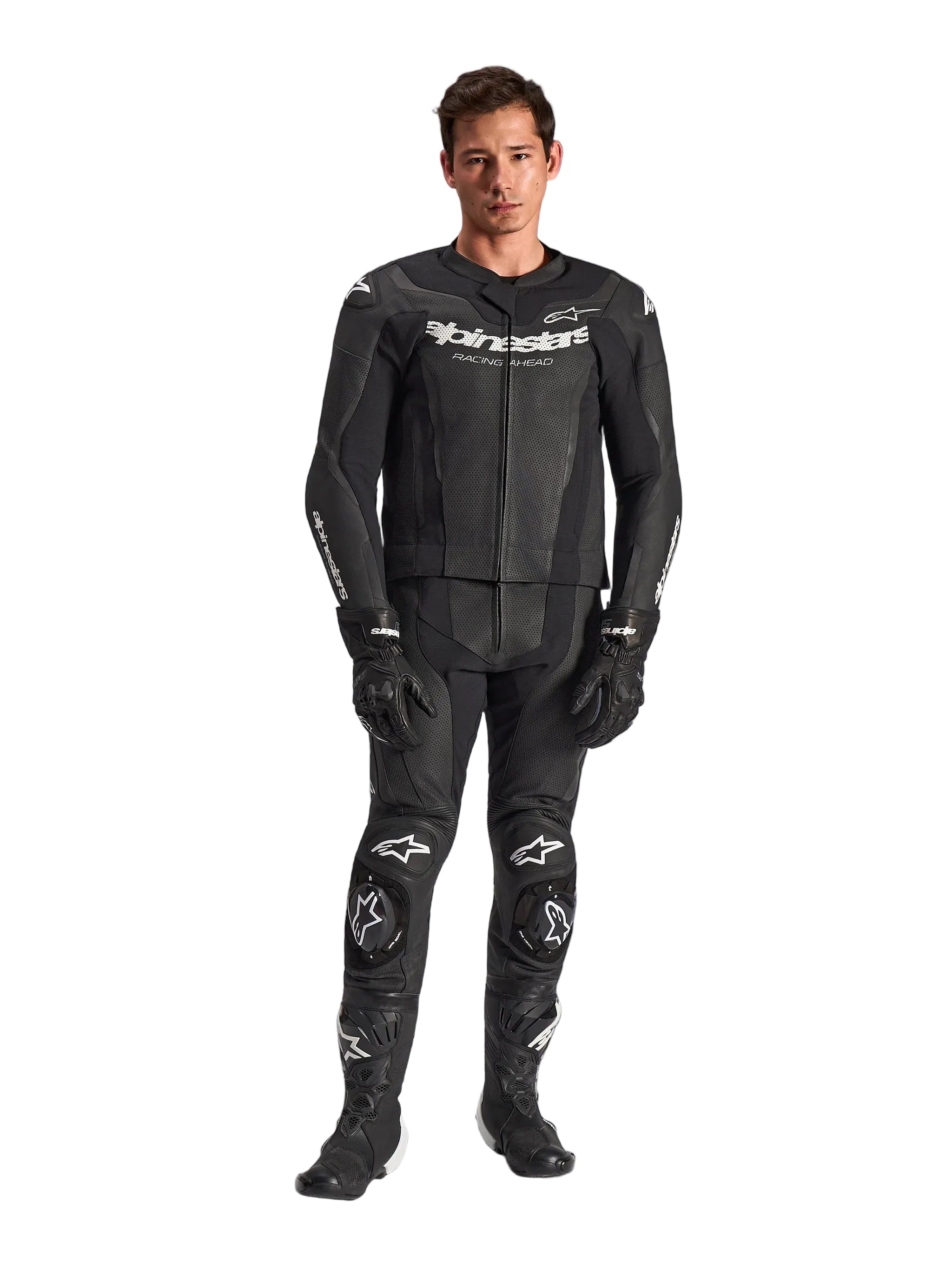 Alpinestars GP Force Læderdragter 2-delt V2 Sort