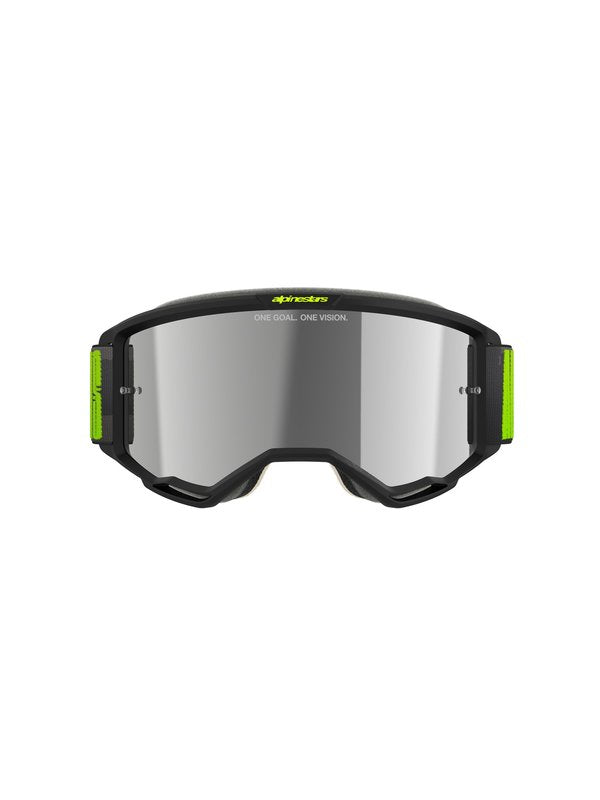 Alpinestars Vision 5 Hollow MX Brille – Charcoal/Yellow Fluo Mirror Silver