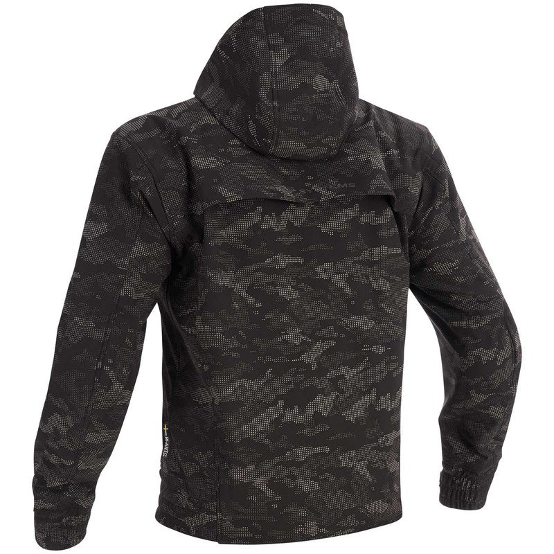 LINDSTRANDS Tekstil Frisen Sort/Reflekterende pattern Lindstrands