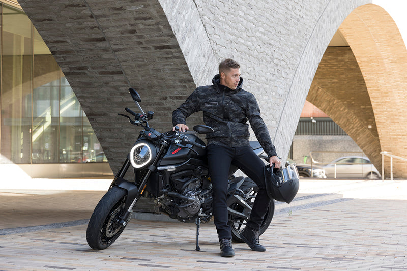 LINDSTRANDS Tekstil Frisen Sort/Reflekterende pattern Lindstrands