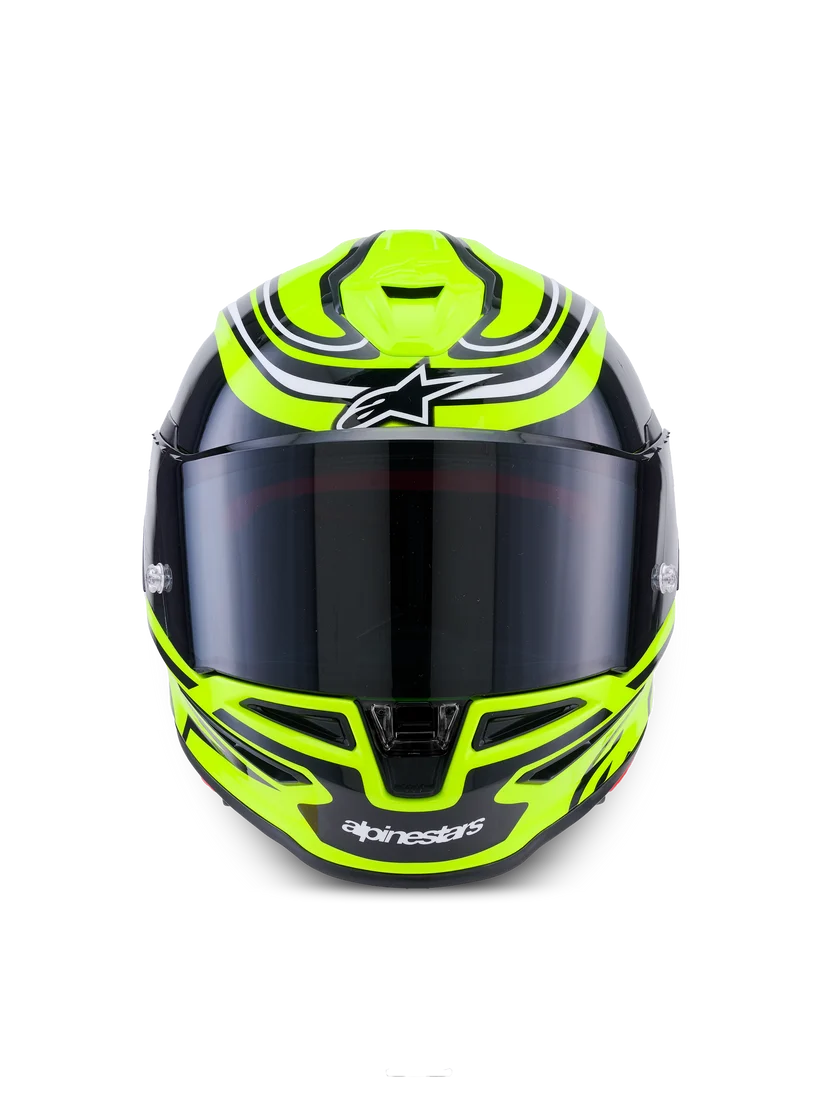 Alpinestars Supertech R7 Zeal Design Fluo Gul MC Hjelm