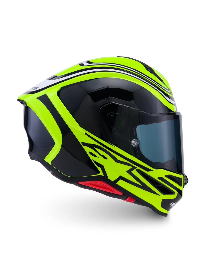 Alpinestars Supertech R7 Zeal Design Fluo Gul MC Hjelm