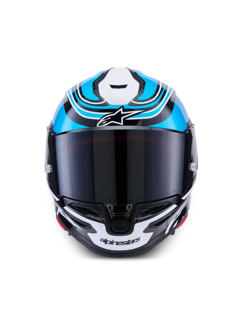 Alpinestars Supertech R7 Zeal Design Blå Pink MC Hjelm