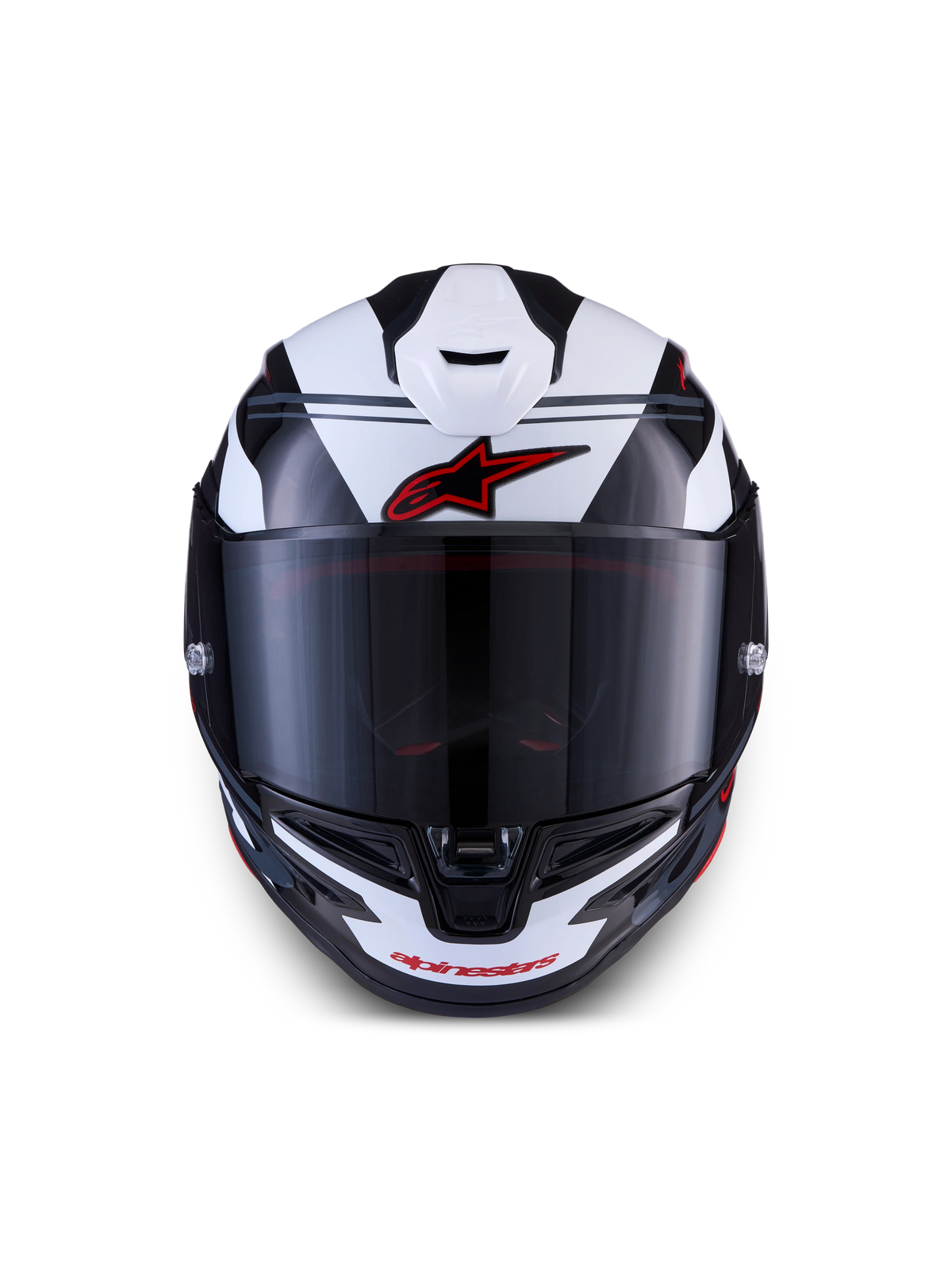 Alpinestars Supertech R7 Core Design Sort Hvid MC Hjelm