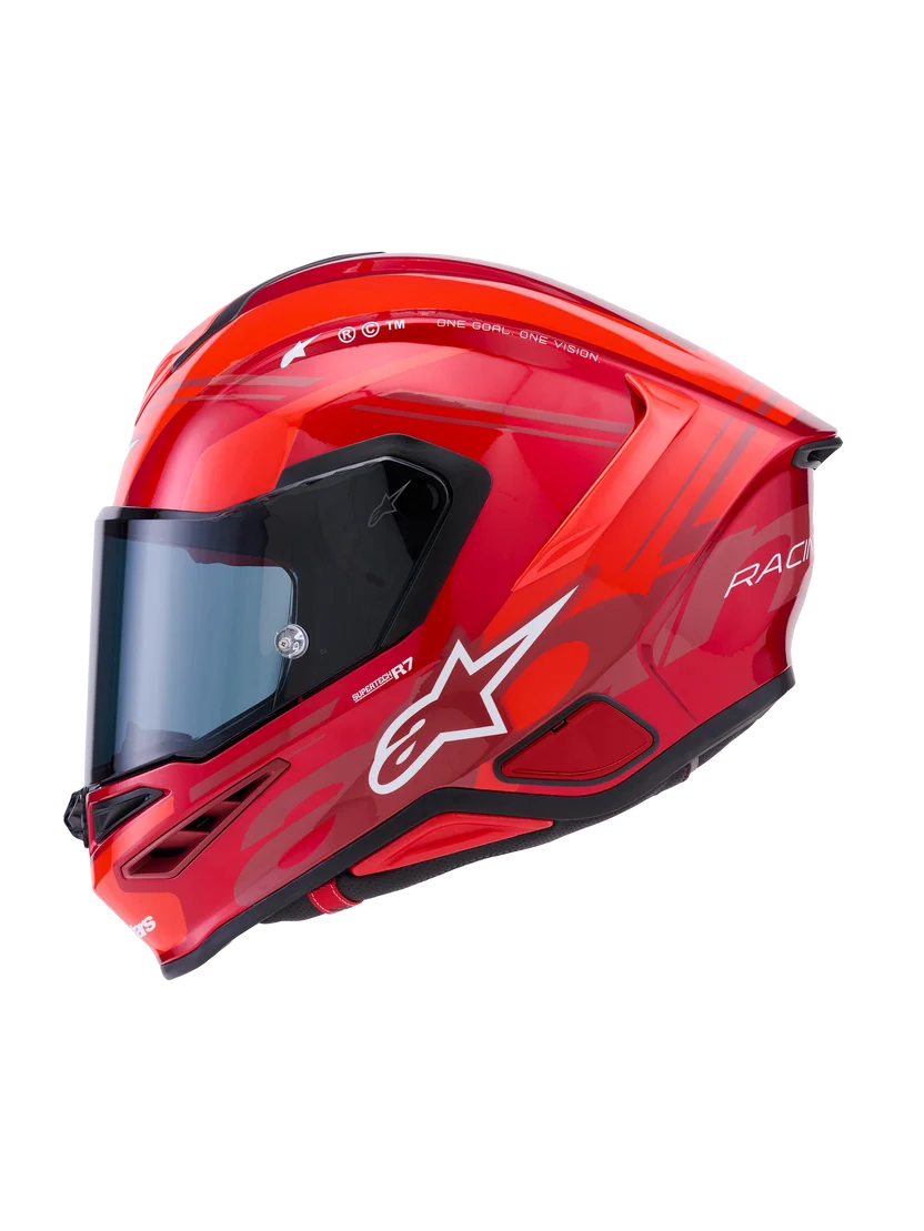 Alpinestars Supertech R7 Core Design Rød MC Hjelm