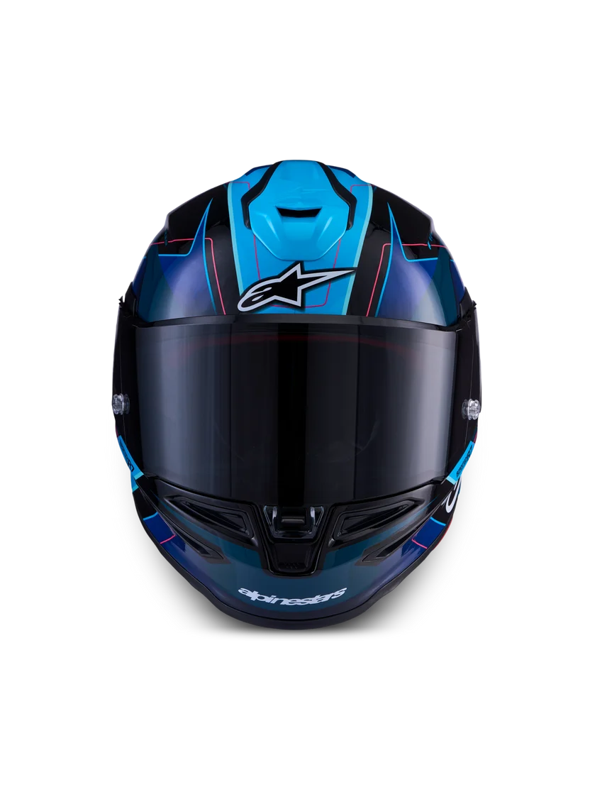 Alpinestars Supertech R7 Kinetis Deisgn Blå MC Hjelm