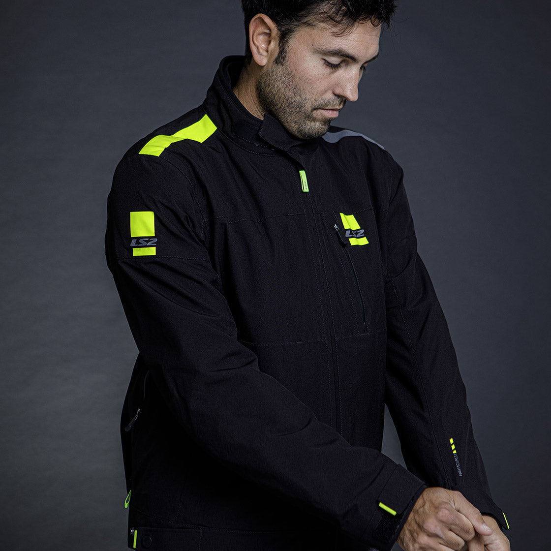 LS2 Titanium Herre Jakke HI-VIS Gul LS2