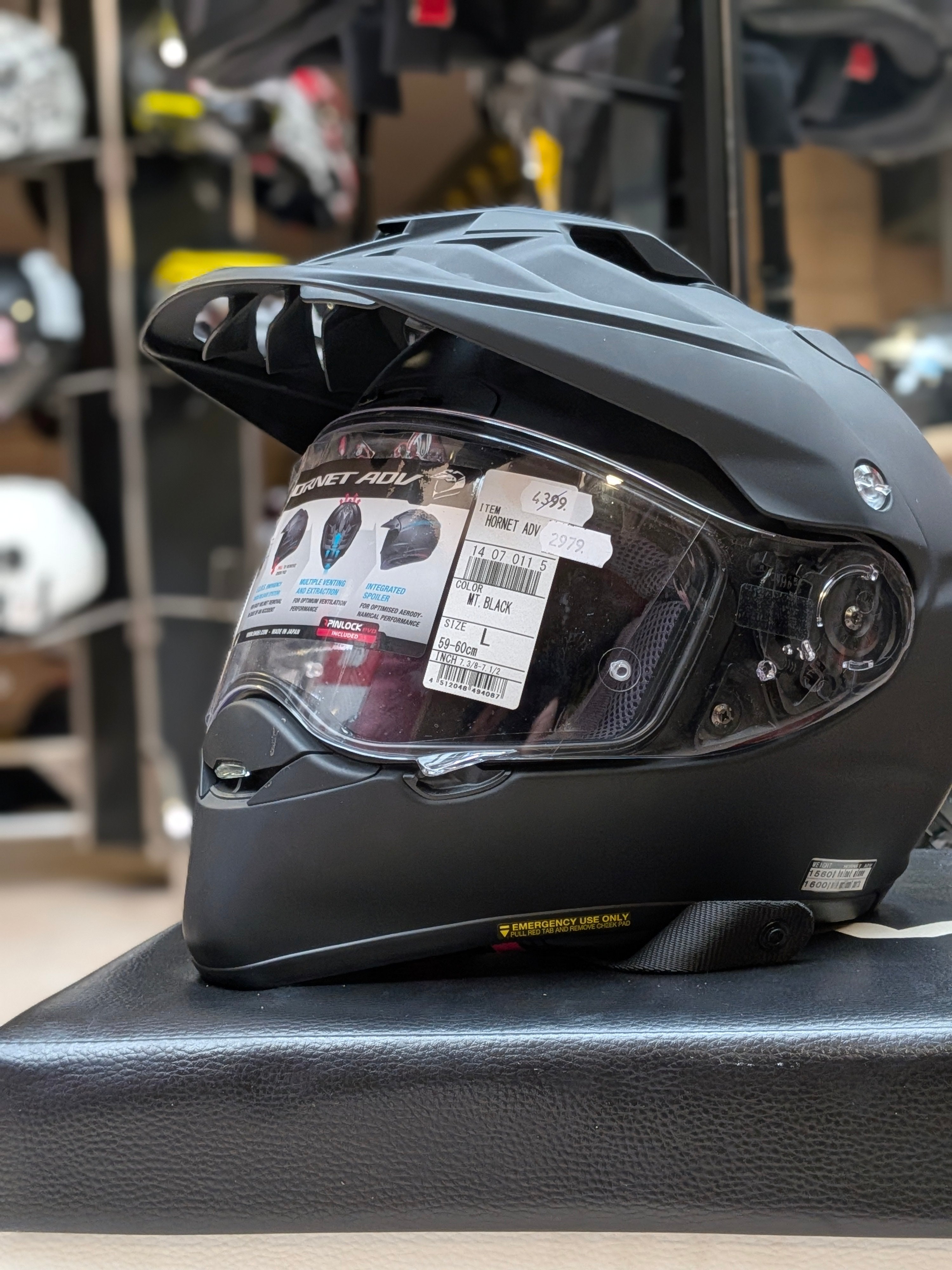 Shoei Hornet Adventure Mat Sort