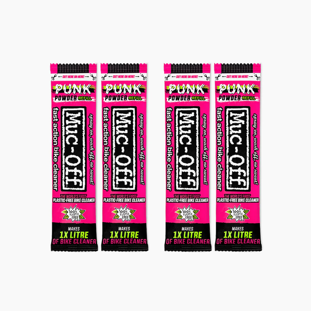 Muc Off Punk Powder MC Vaskepulver 4 x 30 g - 4 Liter