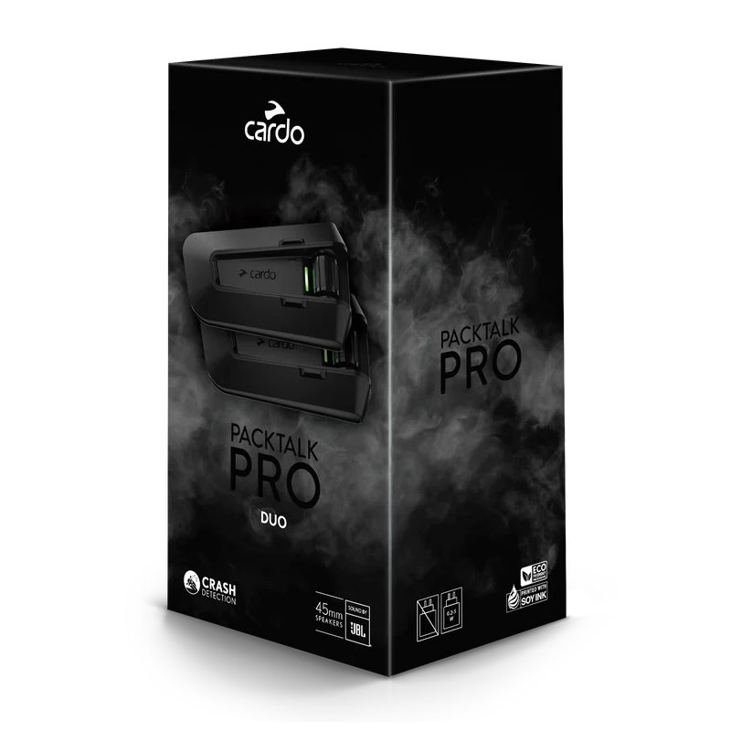 Cardo Packtalk Pro Single Bluetooth + Mesh JBL Højtaler