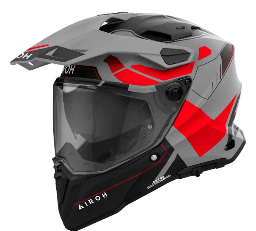 Airoh Helmet Commander 2 Reveal Red Fluo Matt