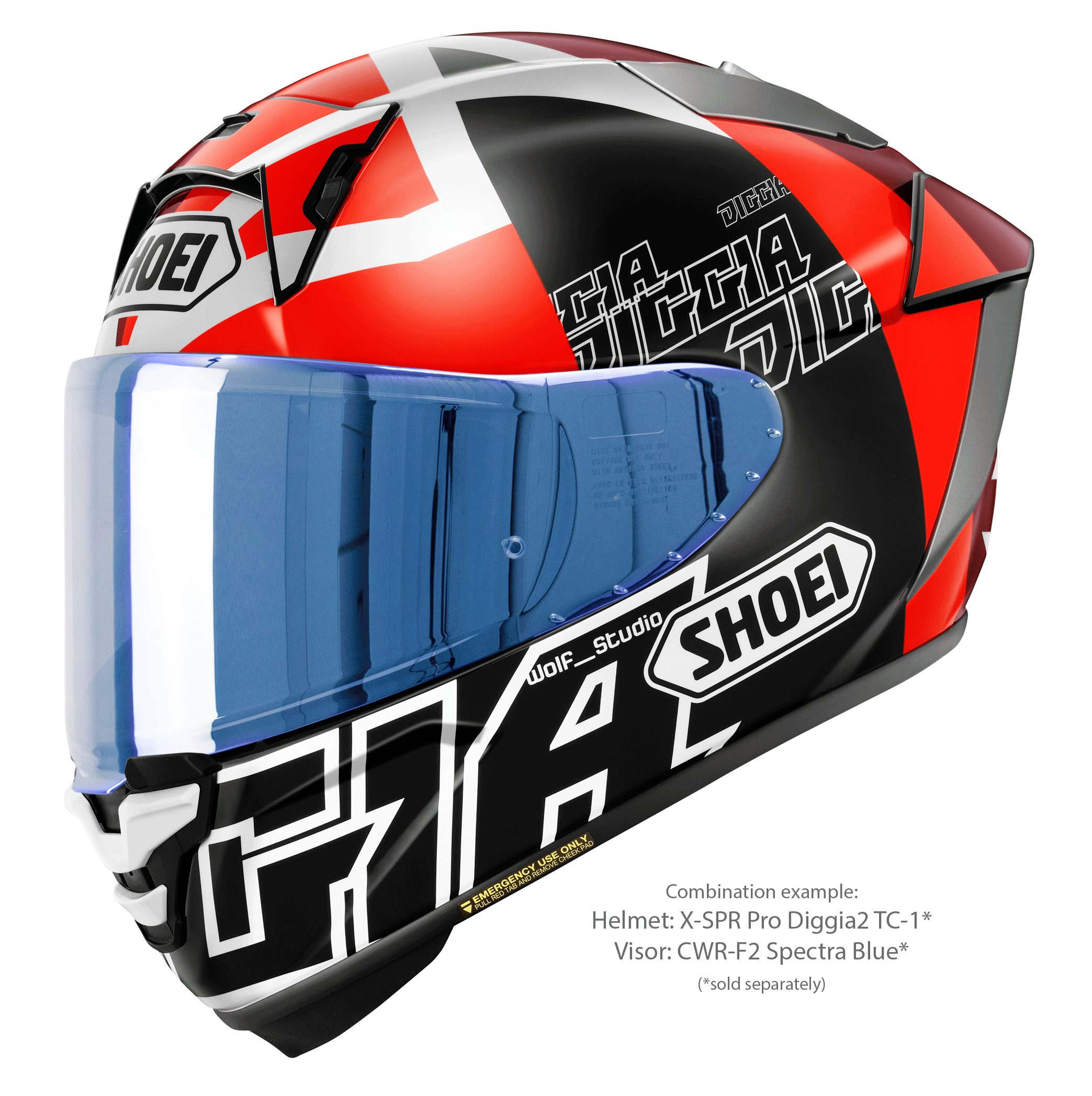 CWR-F2 WITH PIN SPECTRA BLUE