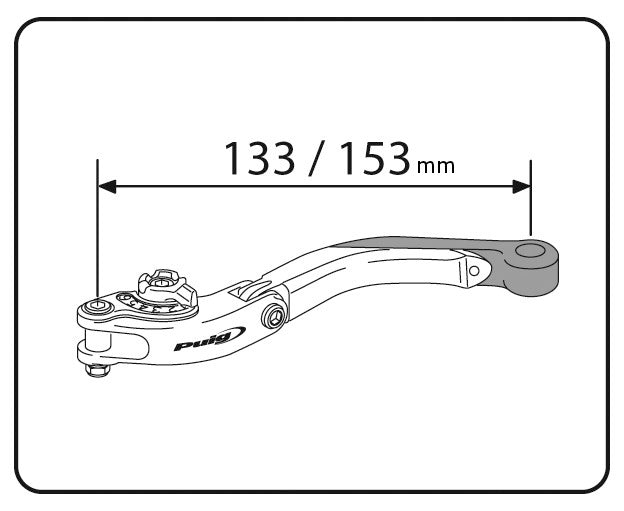 PUIG Bremsegreb EXTENDABLE 4.0 EVO PUIG