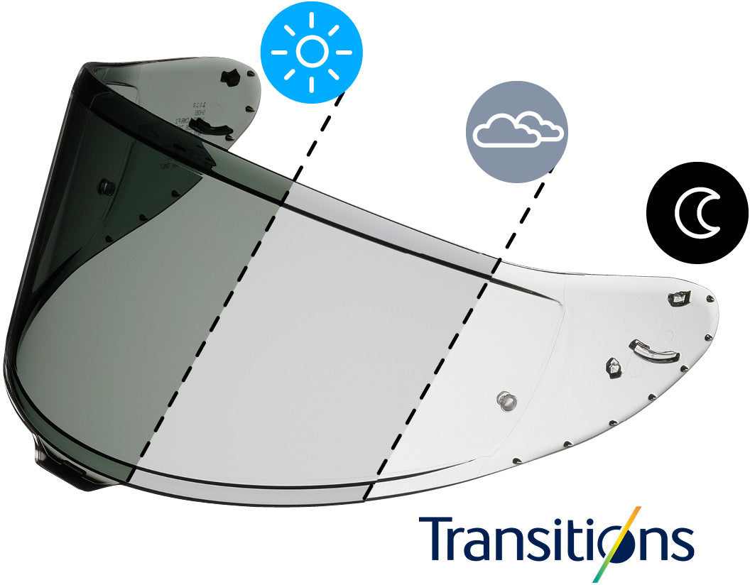 Shoei Visir CWR-F2 WITH PIN PHOTOCHROMIC