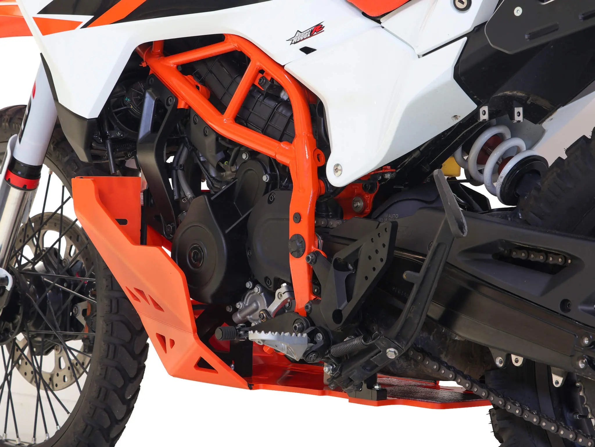 AXP Racing ADV Skid Plate KTM 390 Adventure R / X 2025 – Orange