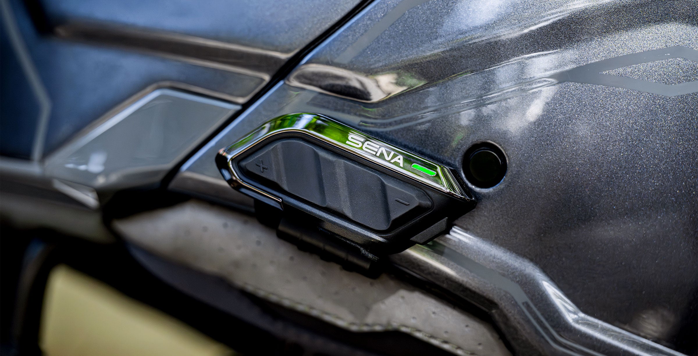 Sena Spider X Slim Mesh 3.0 Intercom Samtaleanlæg til MC Dobbelt Pakke