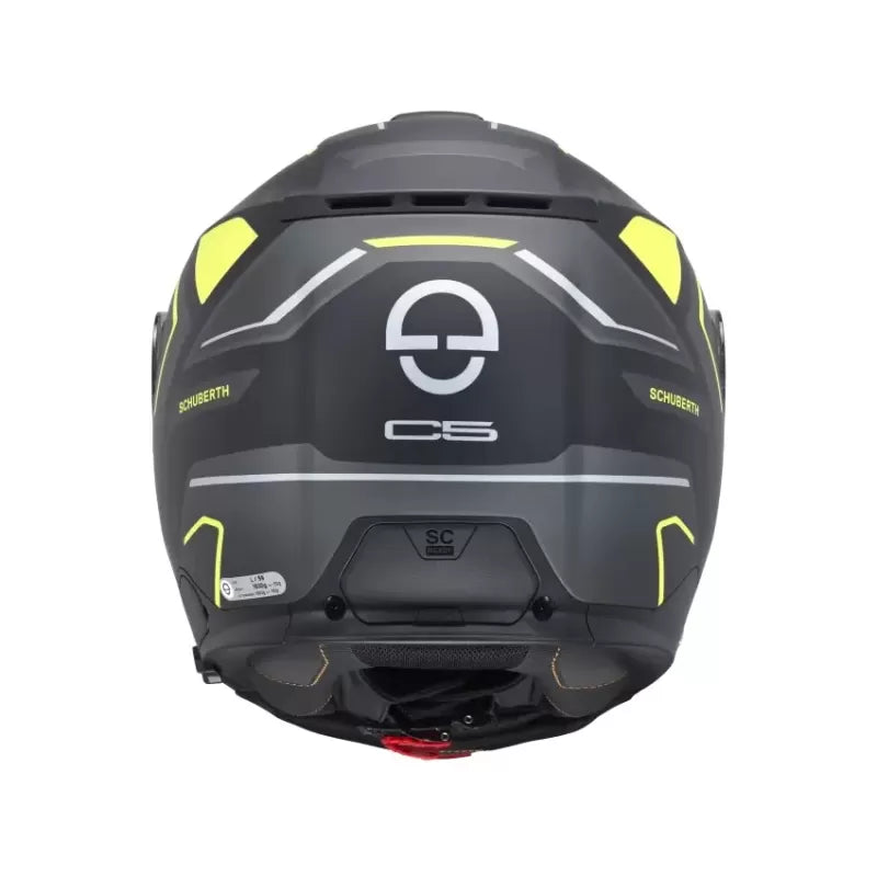 Schuberth C5 Omega Gul Hjelm