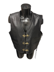 RM Roxton Lædervest Snører Cowboy RM Roxton